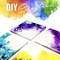 50 Blank Ceramic Tiles for Coasters and Mosaics - 4x4 Ceramic White Tiles (Unglazed) with Cork Backing Pads for Use With Alcohol Ink or Acrylic Pouring
